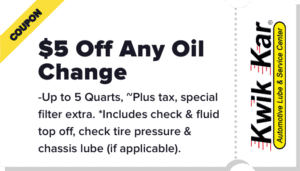 Kwik Kar Coupons, Oil Change Discount