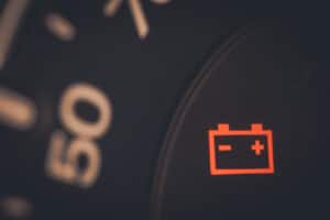 battery warning light