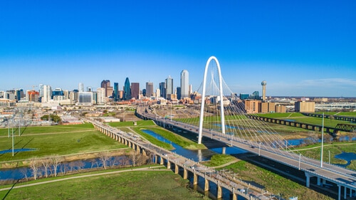 View of Dallas City Landscape